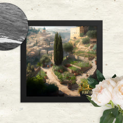 It Looks Like Home Framed poster Rooted Black 10″×10″