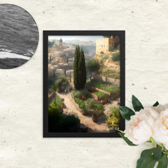 It Looks Like Home Framed poster Rooted Black 12″×16″