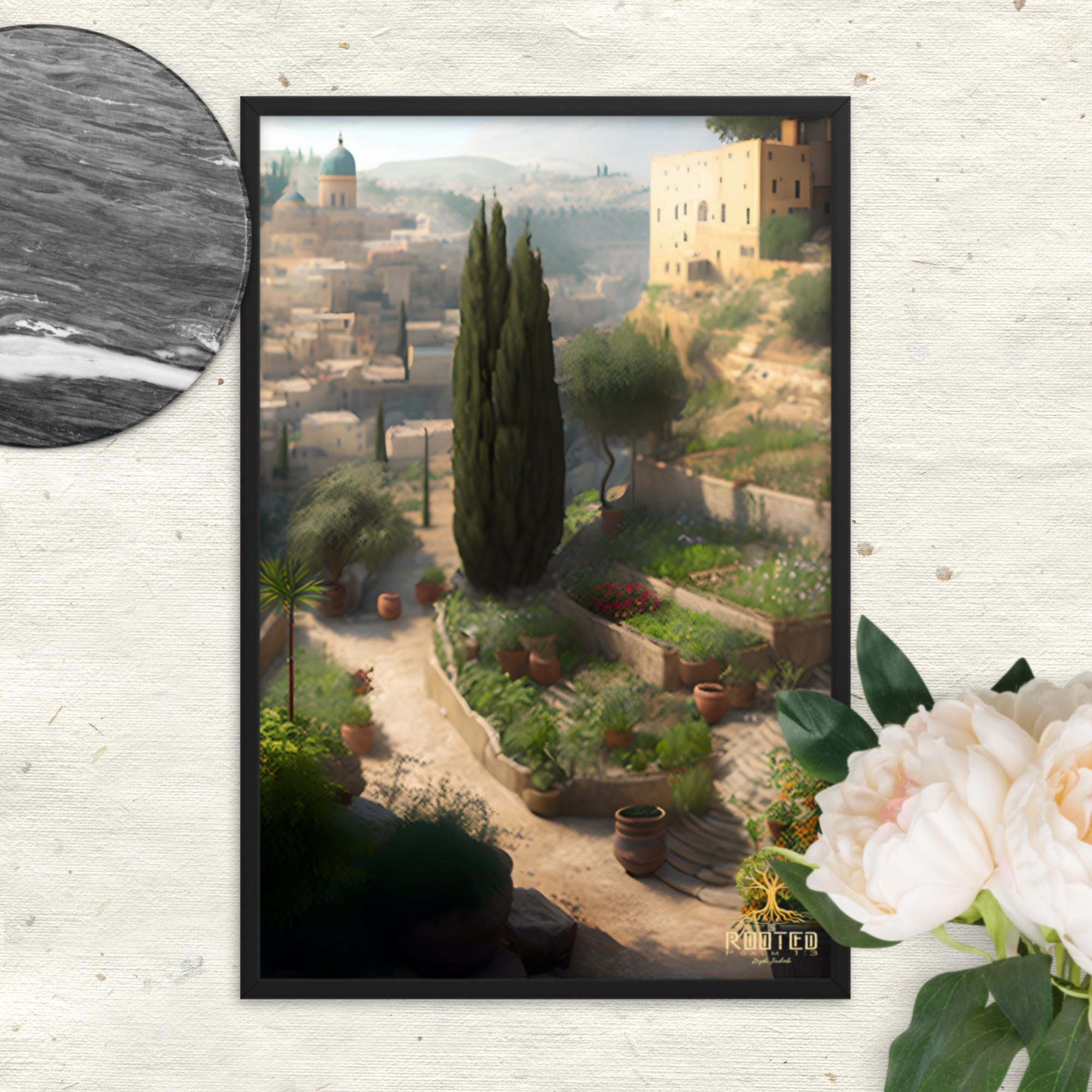 It Looks Like Home Framed poster Rooted Black 24″×36″