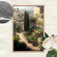 It Looks Like Home Framed poster Rooted Red Oak 24″×36″