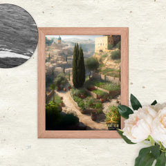 It Looks Like Home Framed poster Rooted Red Oak 8″×10″