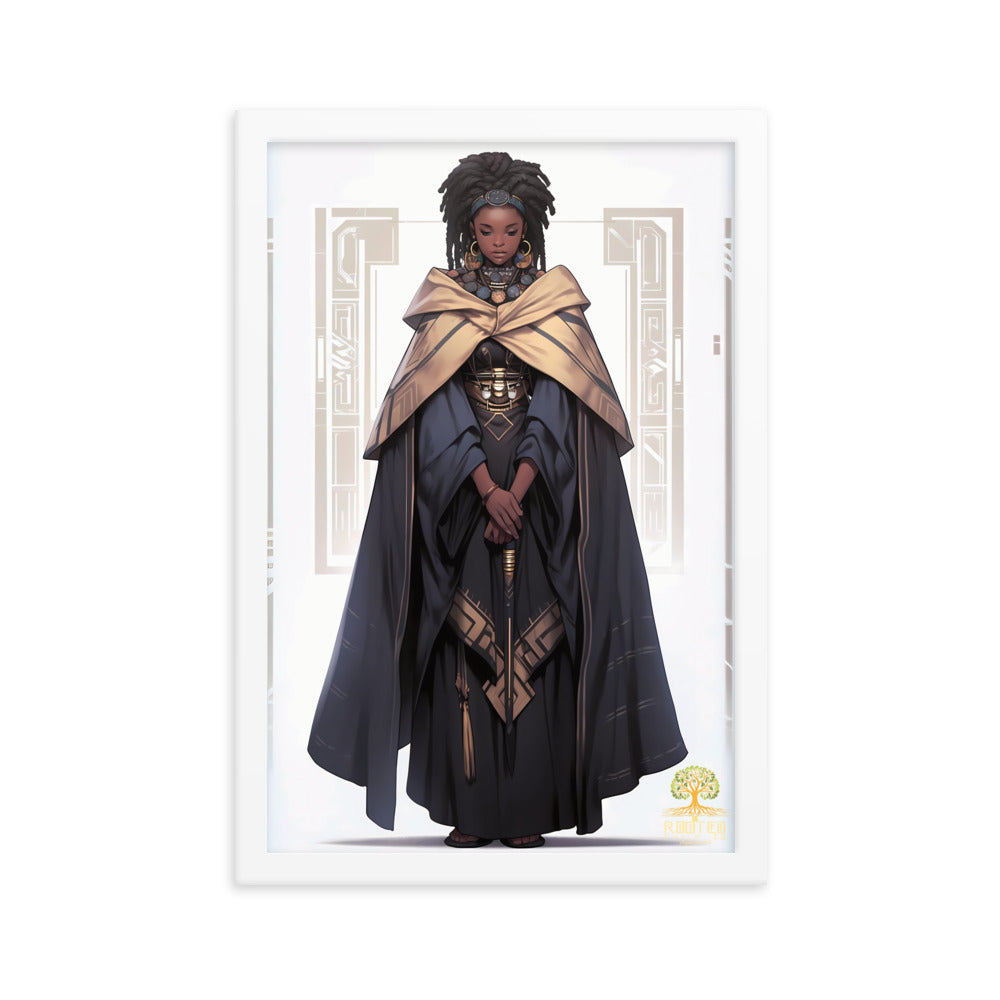 Shamefaced Framed poster