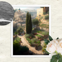 It Looks Like Home Framed poster Rooted White 18″×24″