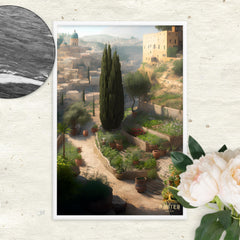 It Looks Like Home Framed poster Rooted White 24″×36″