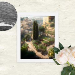 It Looks Like Home Framed poster Rooted White 8″×10″