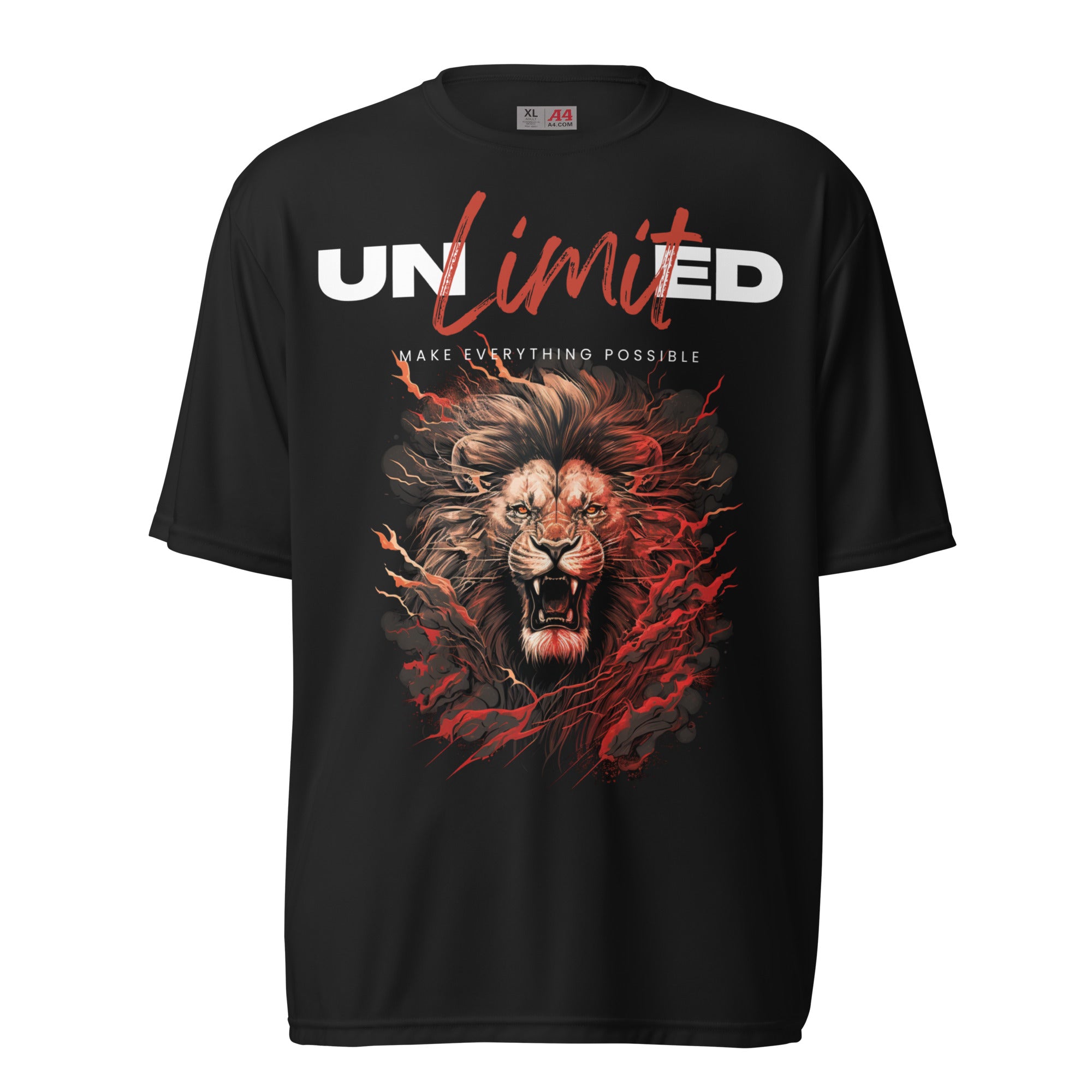 Unlimited Power Unisex performance crew neck t-shirt