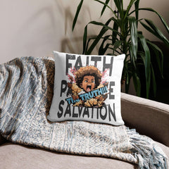 Faith Patience Salvation Basic Pillow