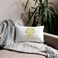 Faith Patience Salvation Basic Pillow