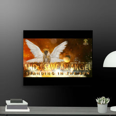 Revelation inspired Angel Standing In The Sun Poster