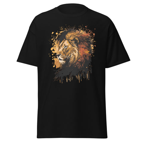 Splatter Lion Men's classic tee