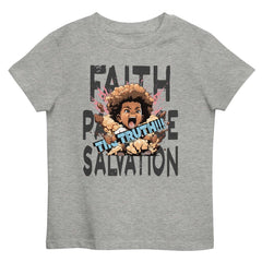 Faith Patience Salvation Organic cotton kids t-shirt