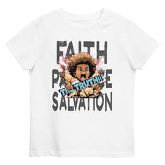 Faith Patience Salvation Organic cotton kids t-shirt