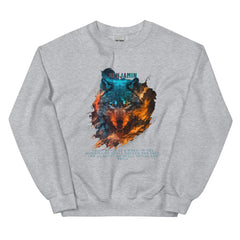 Wolf Ravening The Pray Unisex Sweatshirt