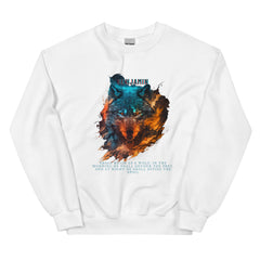 Wolf Ravening The Pray Unisex Sweatshirt