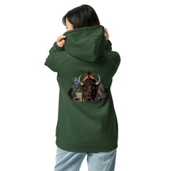 Tribe Of Gad Embroidered Unisex eco raglan hoodie