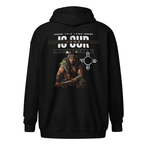 THIS LAND IS OUR LAND Unisex heavy blend zip hoodie