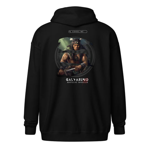 Galvarino Mapuche Warrior Unisex heavy blend zip hoodie