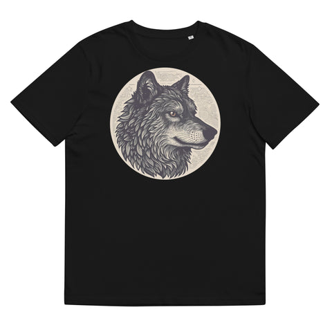 Wolf & The Full Moon Unisex organic cotton t-shirt