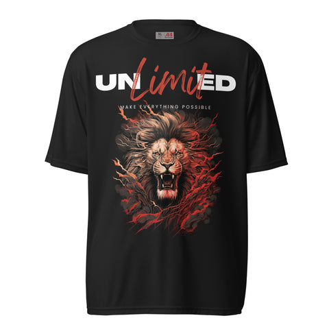 Unlimited Power Unisex performance crew neck t-shirt