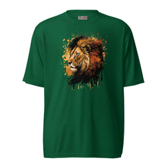 Splatter Lion Unisex performance crew neck t-shirt