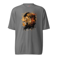 Splatter Lion Unisex performance crew neck t-shirt