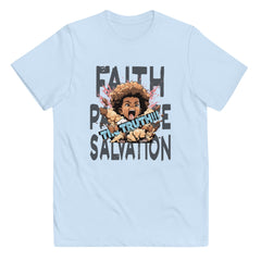 Faith Patience Salvation Youth jersey t-shirt