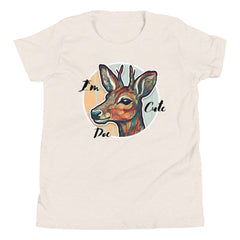 I'm Cute Doe Youth Short Sleeve T-Shirt