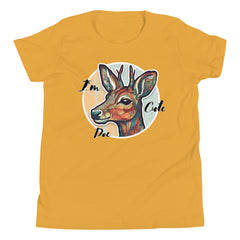 I'm Cute Doe Youth Short Sleeve T-Shirt